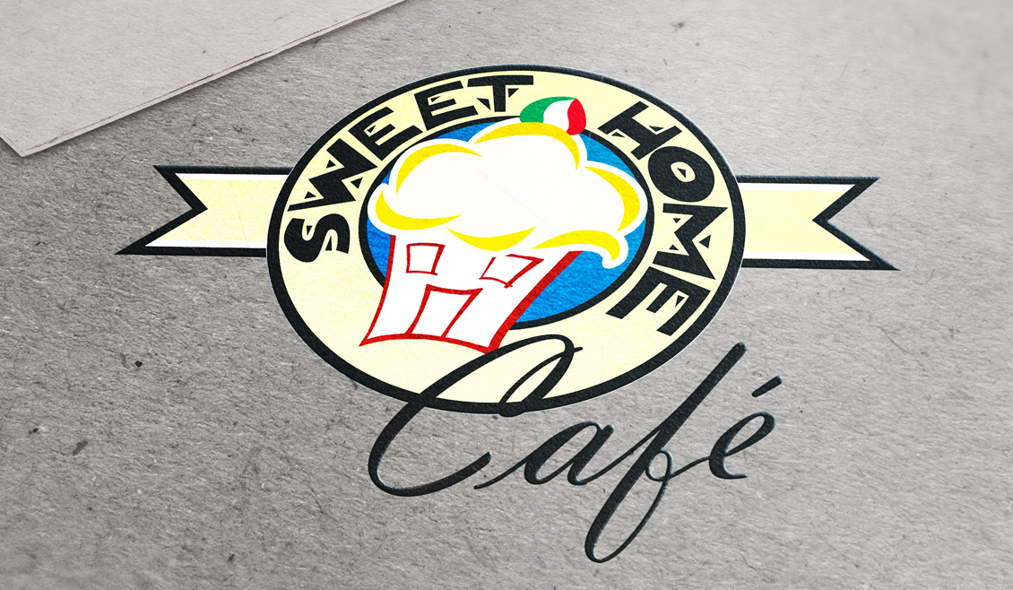 Ideazione Logo Sweet Home Cafe 01