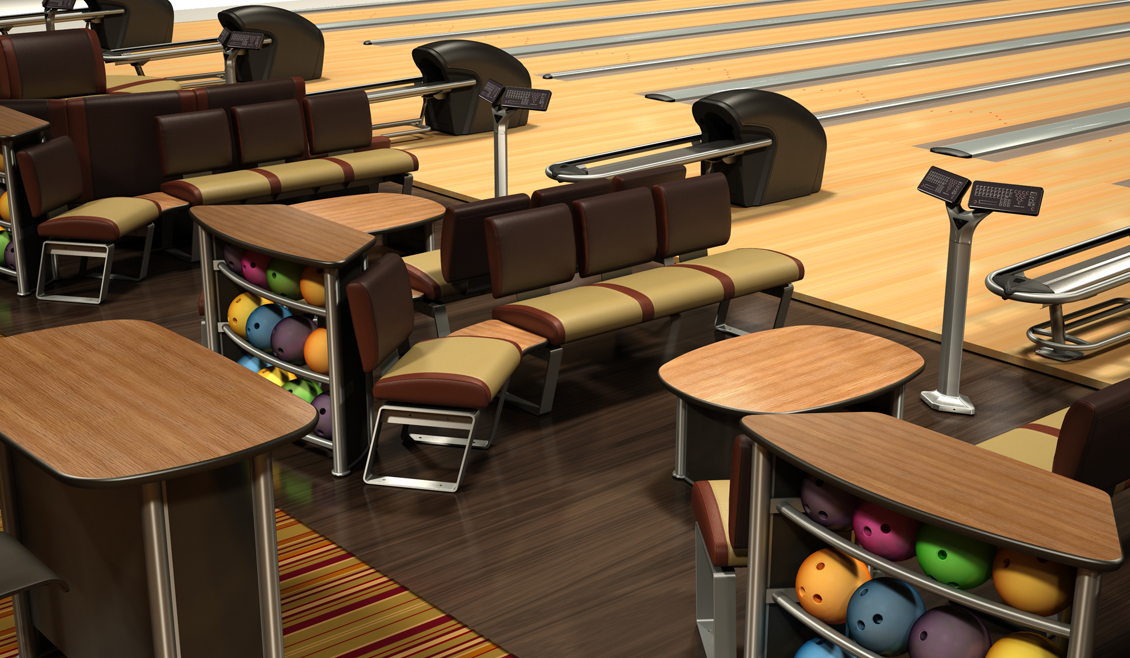 Render 3d Ambientazione Mobili Bowling Qubicaamf Ricreativi Bologna 01