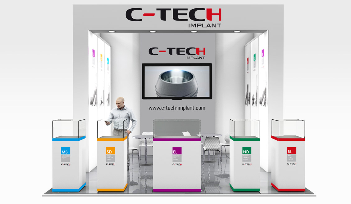 C Tech Implant Modellazione Fiera Stand Cologna Ricreativi Studio Grafico Bologna 02
