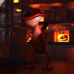 Cartone Animazione 3D | Mascotte Dacom Jecom, Video Happy Halloween