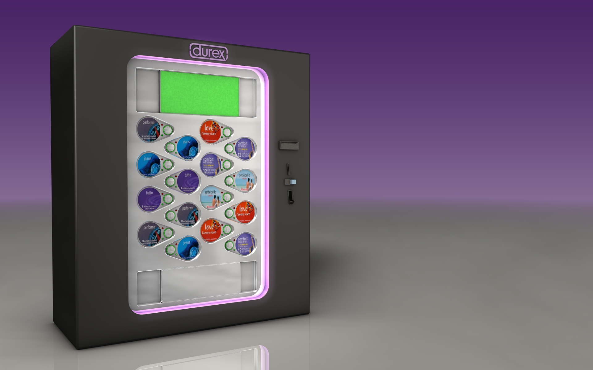 Render 3d Dispenser Durex Ricreativi Bologna 02