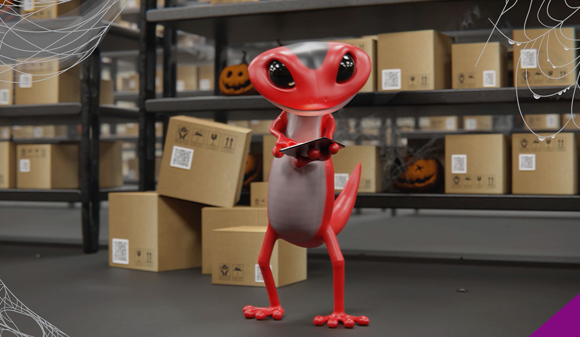 02 Portfolio Ricreativi Dacom Video 3D Animazione Cartone Mascotte Jecom Character Happy Halloween Bologna Agenzia Comunicazione